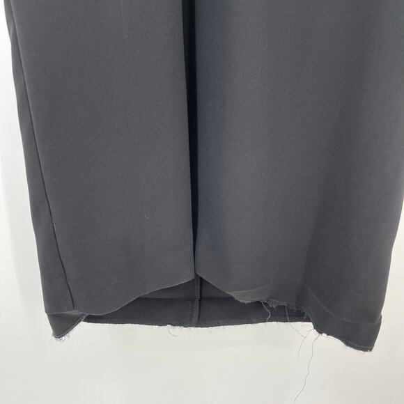 Amanda Uprichard | Queen Gown in Black Halter Neck Maxi Dress w/ Slit S - Picture 10 of 16